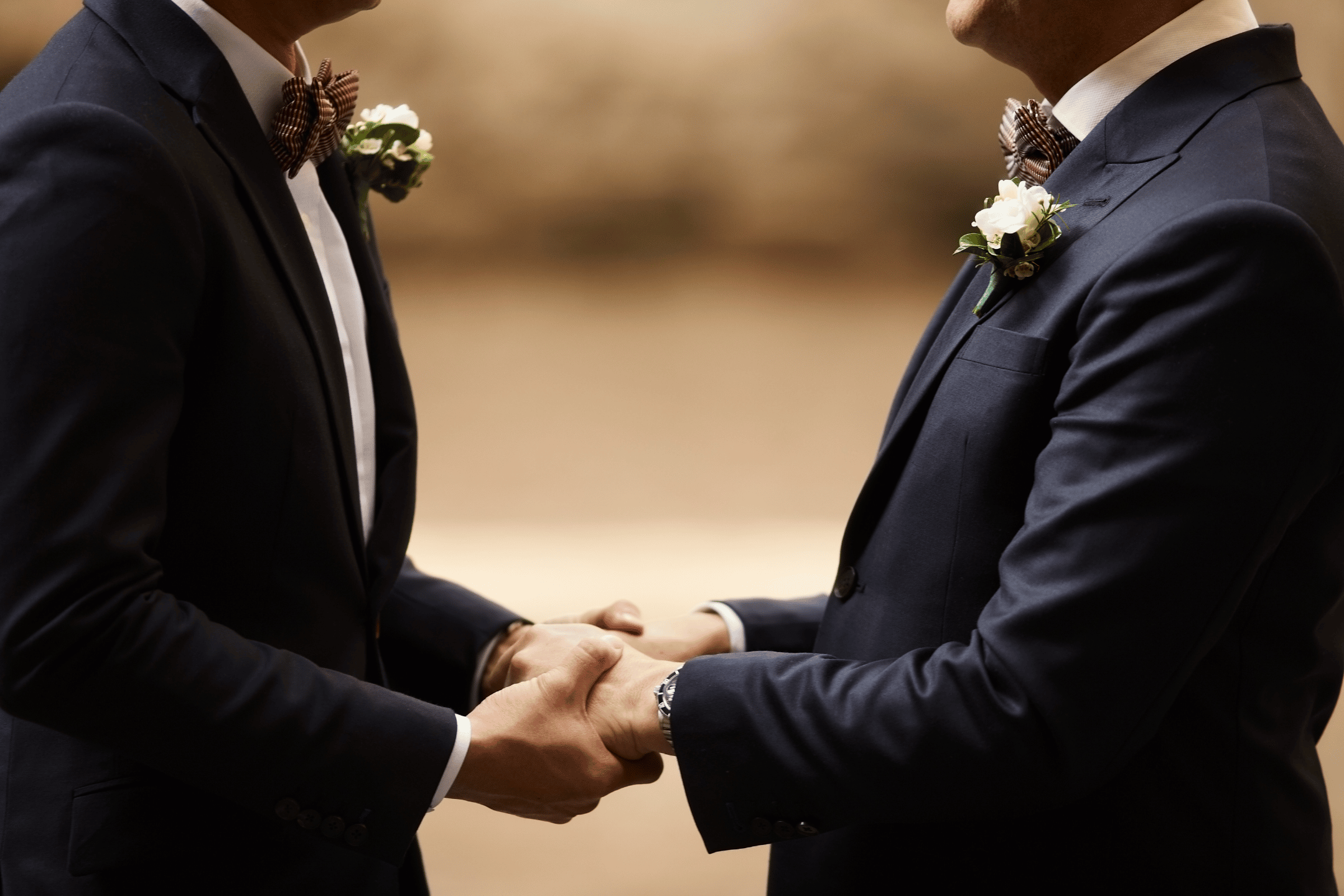 two grooms getting married
